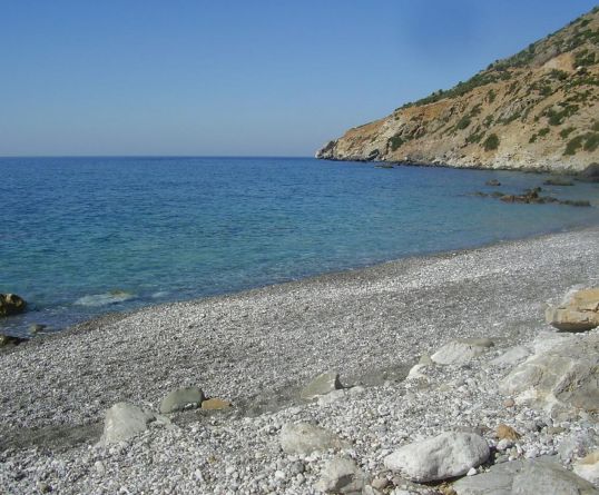 Strand von Agios Georgios 