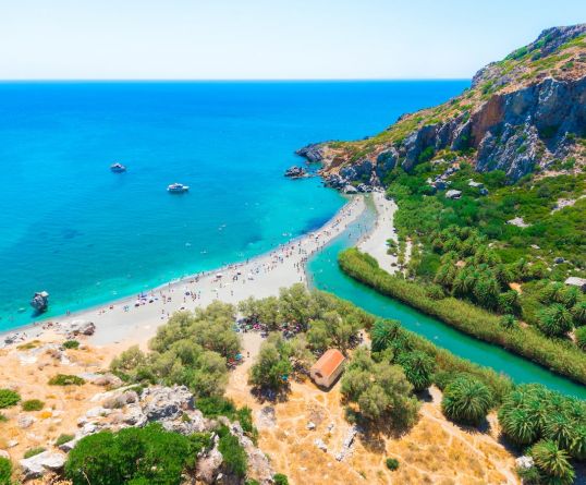 Palmenstrand von Preveli